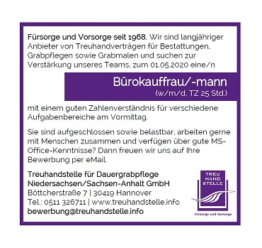 2020 05 01 Bürokauffrau TZ 25h treuhandstelle 370